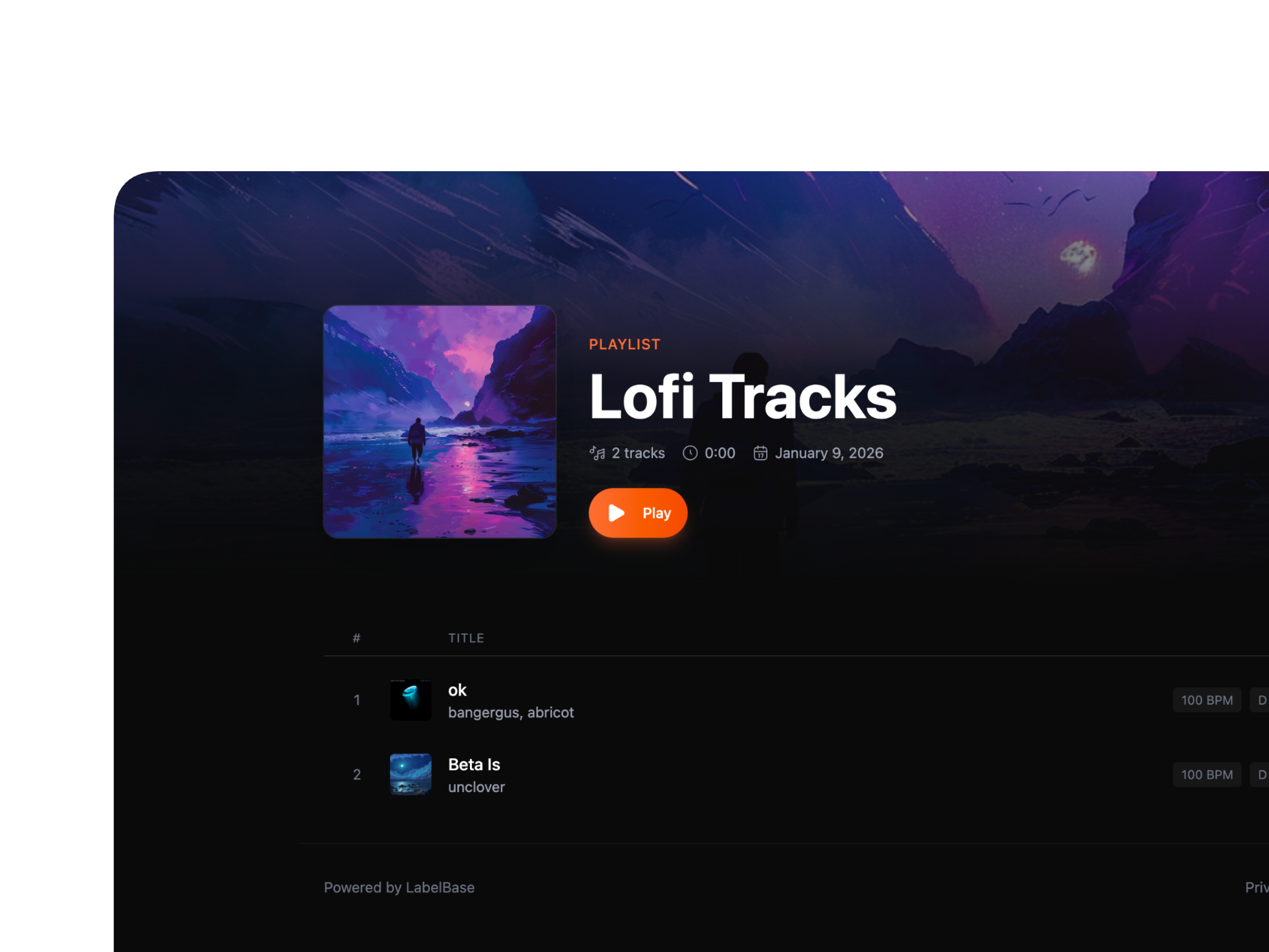 Curated playlists for every pitch