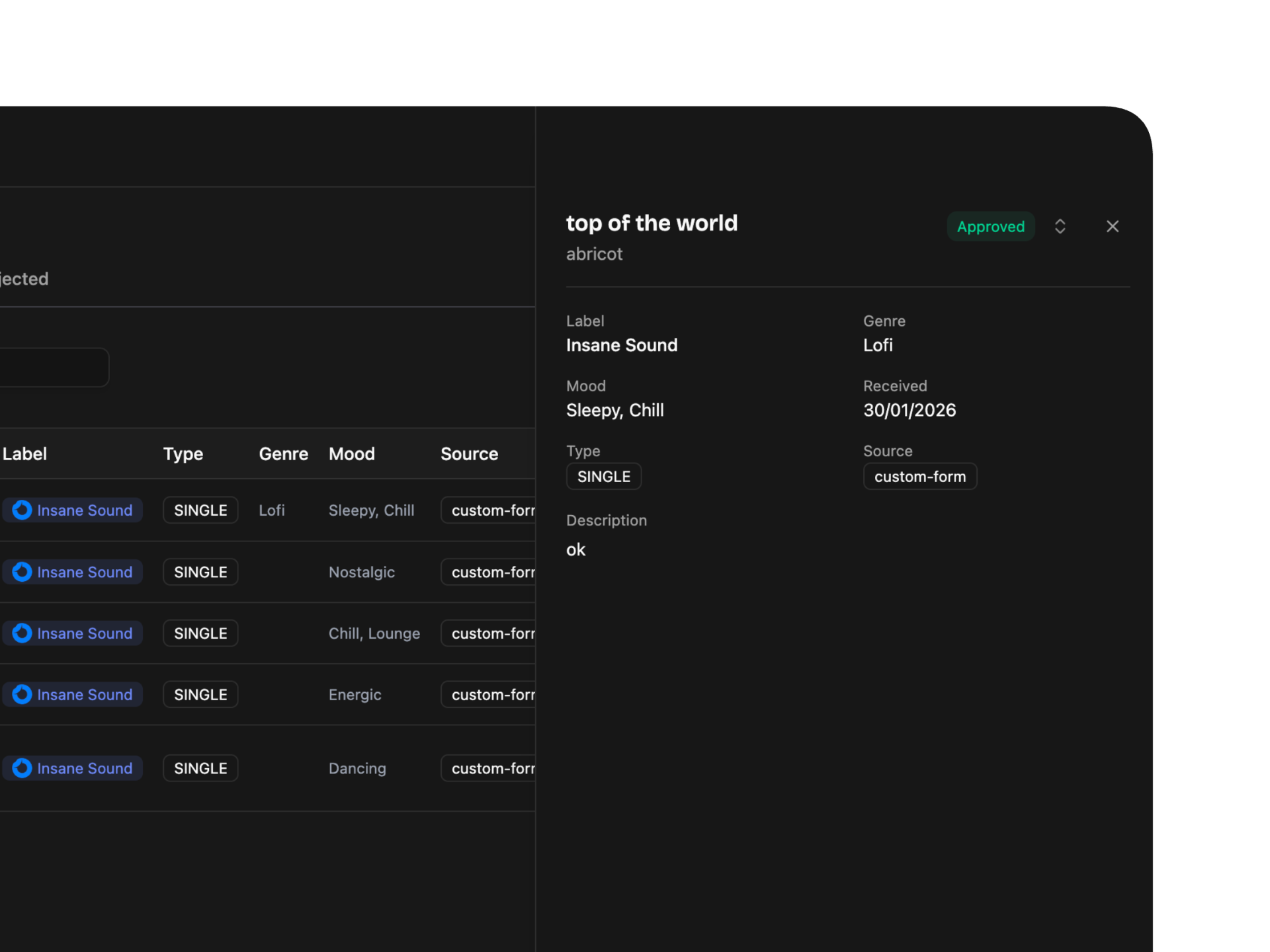 Listen, rate, and shortlist as a team